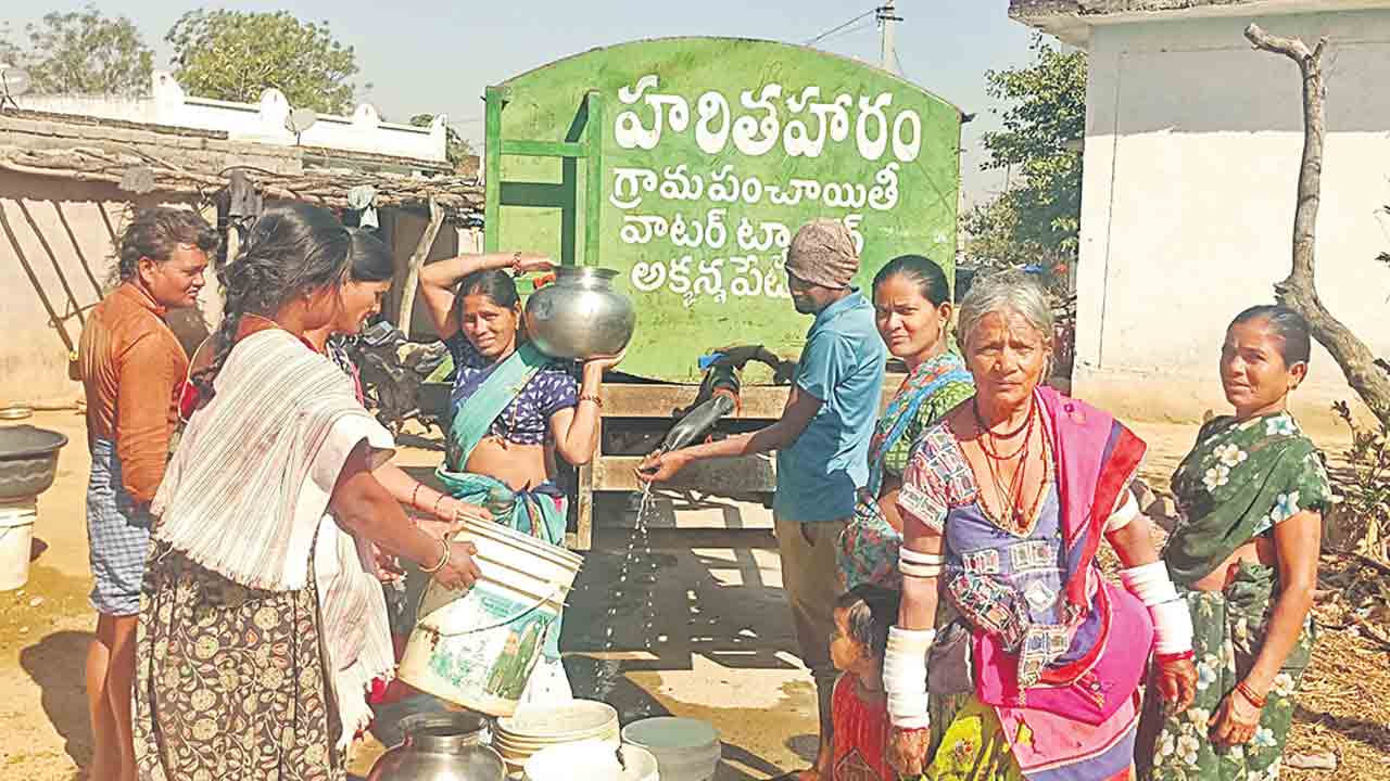 తండాల్లో తాగునీటికి కటకట.. మిషన భగీరథ నీళ్లు బంద్‌