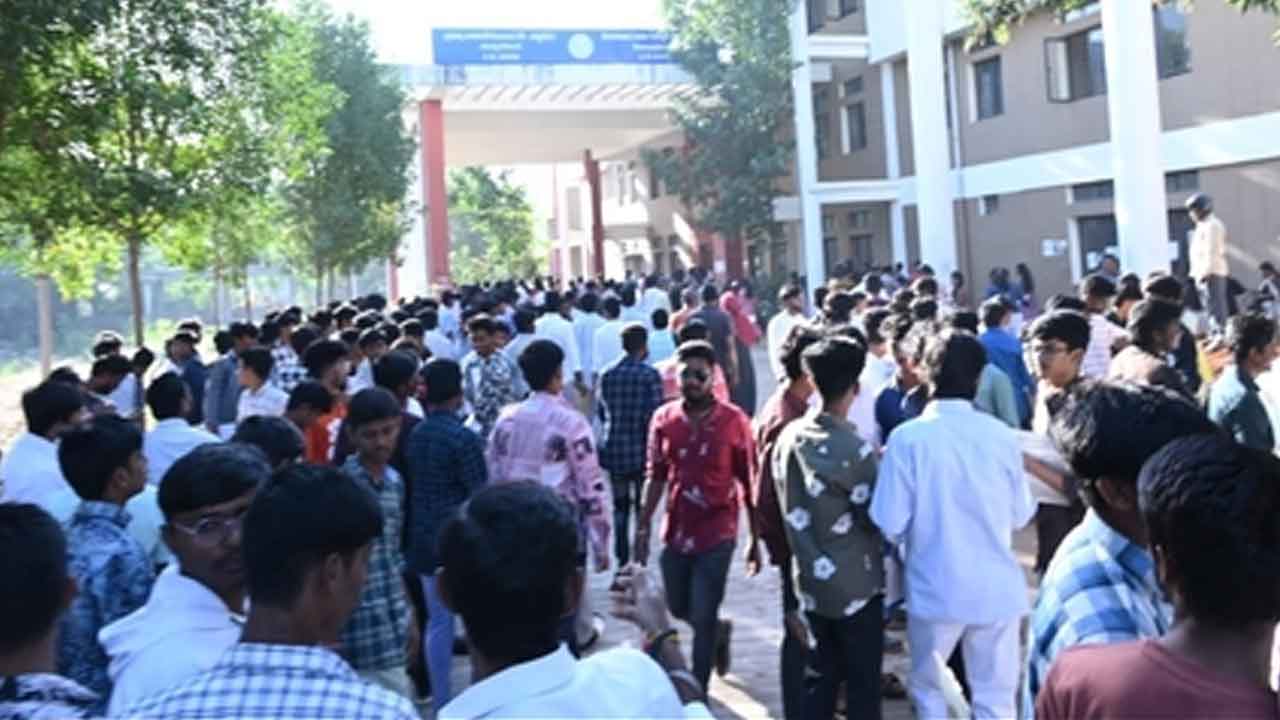 Inter-Secondary exams | ప్రశాంతంగా ఇంటర్ సెకండియర్ పరీక్షలు ప్రారంభం