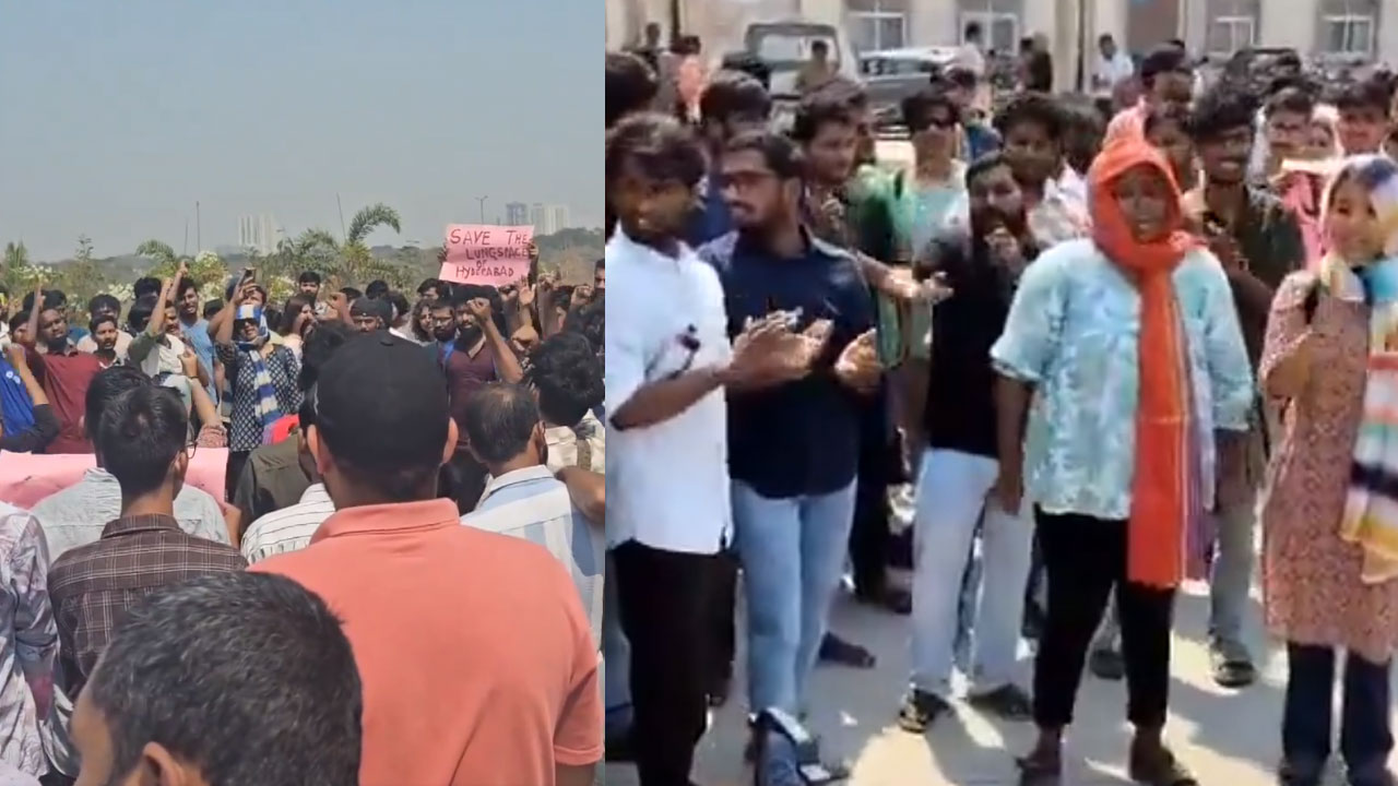 HCU | హెచ్‌సీయూ భూములను వేలం వేస్తే ఊరుకునేది లేదు.. సీఎం రేవంత్‌కు విద్యార్థుల వార్నింగ్