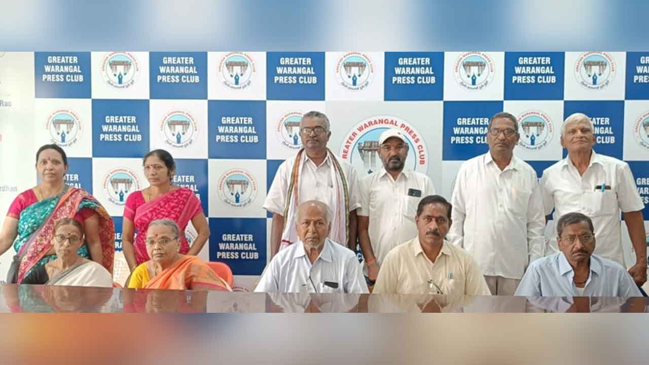 Land grabbing | మా భూమిని కబ్జా కోరల నుంచి కాపాడి న్యాయం చేయాలి