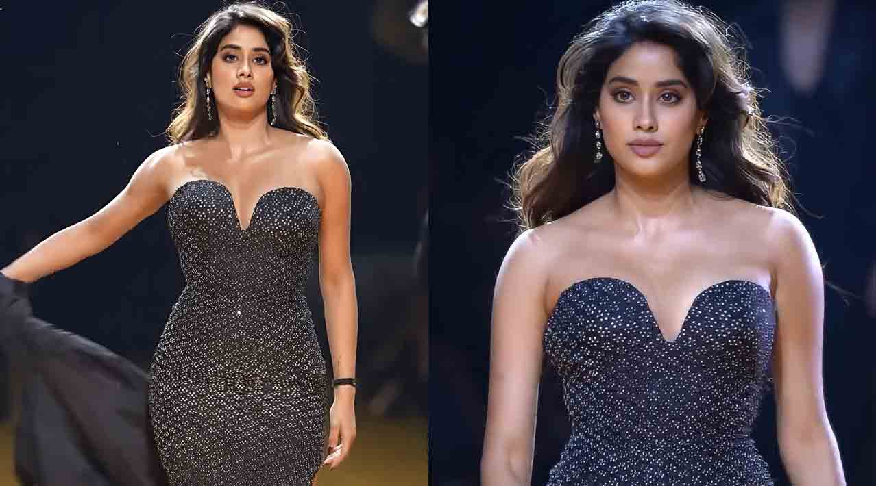 Janhvi Kapoor | ఫ్యాషన్ షోలో జాన్వీ క‌పూర్ ర్యాంప్ వాక్.. వీడియో