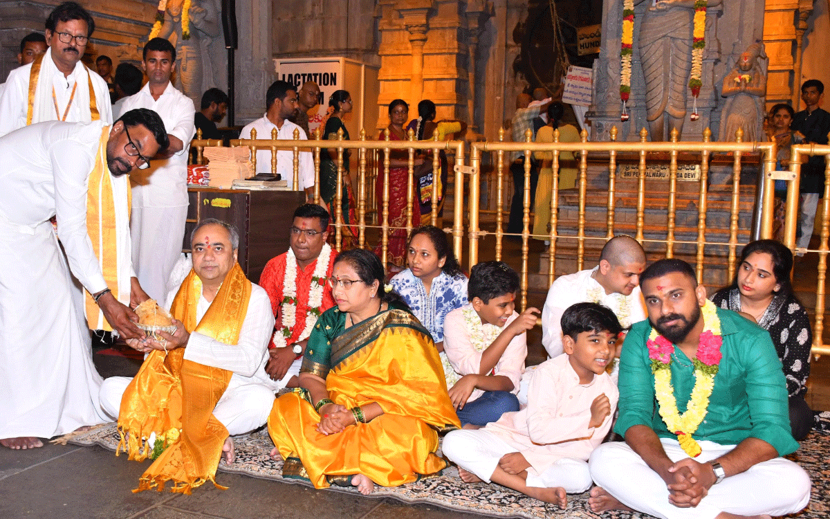 Judge Amarnath Goud : యాద‌గిరీశుడిని ద‌ర్శించుకున్న త్రిపుర హైకోర్టు న్యాయమూర్తి