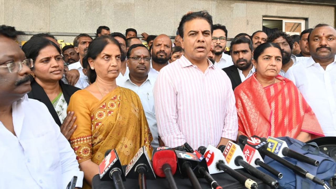 KTR | ఆడబిడ్డలను అక్రమ కేసులతో జైల్లో వేయడమే ఇందిరమ్మ రాజ్యమా? : కేటీఆర్