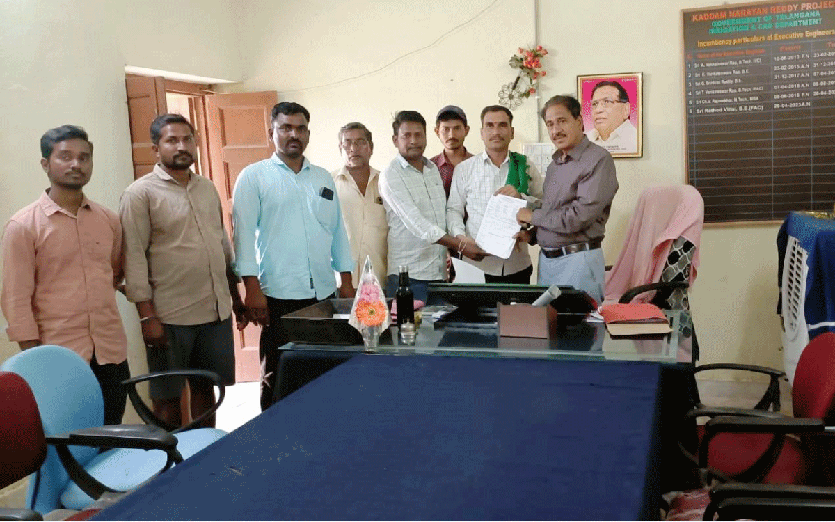 Kadem Project : సదర్మాట్‌ చివరి ఆయకట్టు వ‌ర‌కు నీరందించాలి : రాజేందర్‌ హపావత్‌