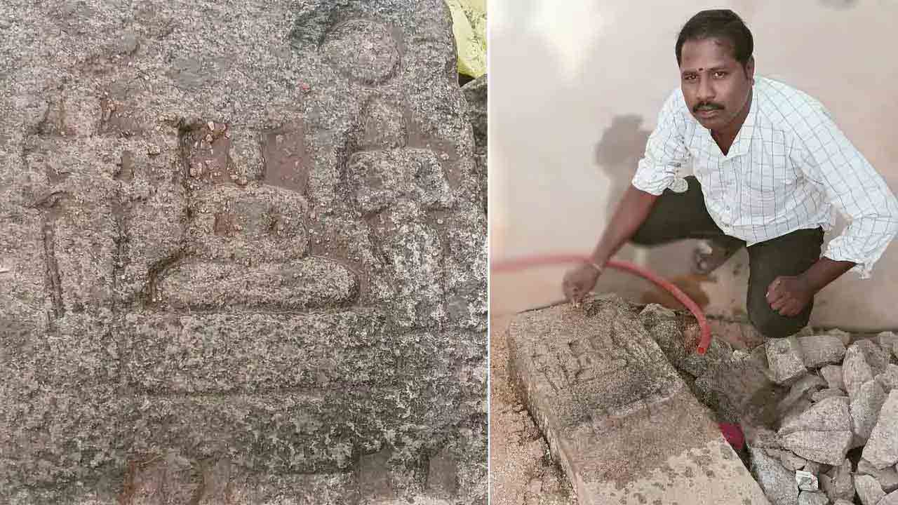 నంగునూరులో అరుదైన జైనశిల్పం