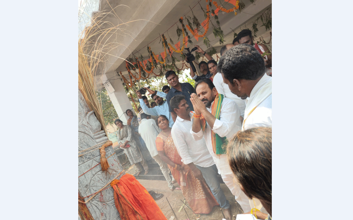 Abhaya Anjaneya Swamy : టేకులగూడెంలో ధ్వజస్తంభ ప్రతిష్ఠాప‌నోత్స‌వాలు ప‌రిస‌మాప్తి