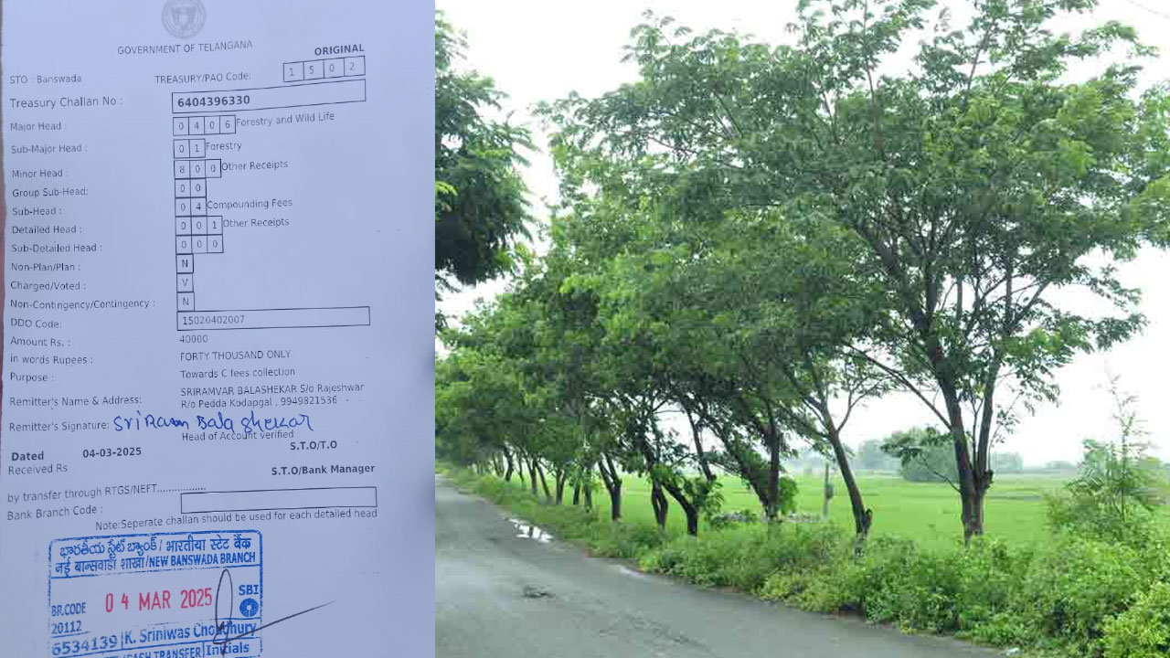 Nizamabad | హ‌రిత‌హారం చెట్లు న‌రికివేత‌.. రూ. 40 వేలు జరిమాన విధించిన అధికారులు..