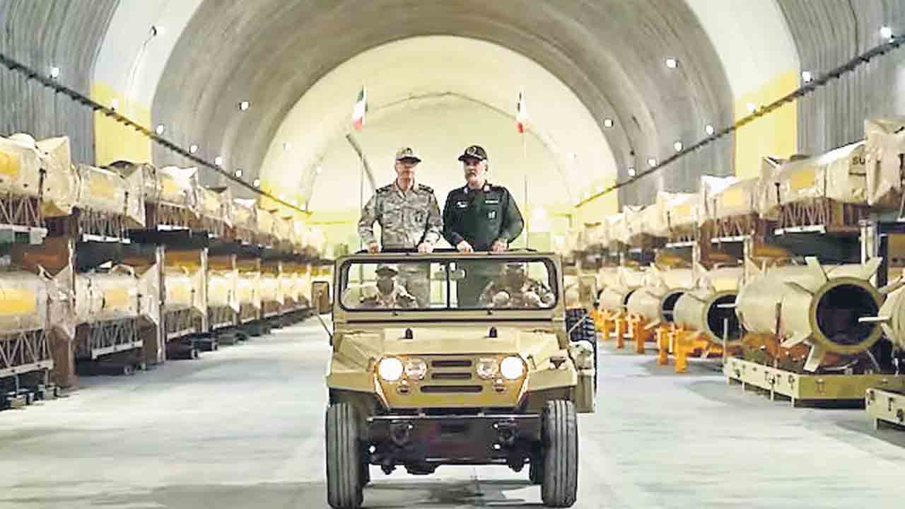 భూగర్భ క్షిపణి నగరం! నిర్మించిన ఇరాన్‌