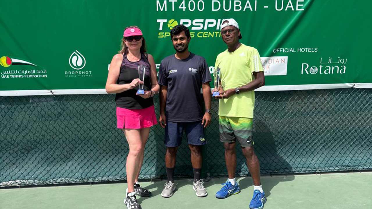 దుబాయి మాస్టర్ టూర్ లో ఛాంపియన్ గా వెంకట నారాయణమూర్తి