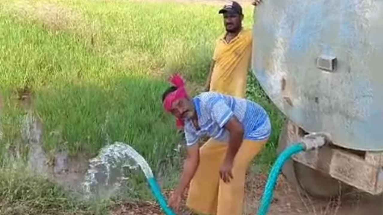 Crops | పంటలను కాపాడుకునేందుకు ట్యాంకర్లే దిక్కు.. సాగునీటి కోసం రైతుల తండ్లాట