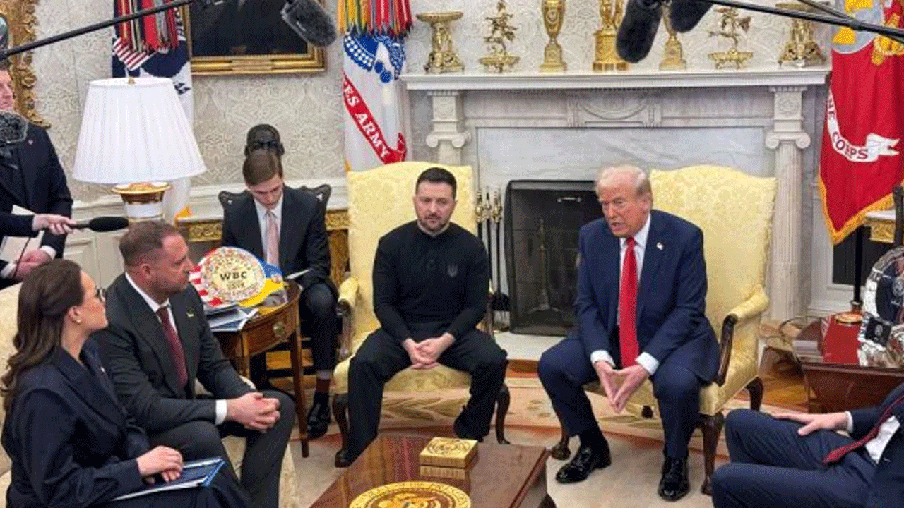 Trump-Zelensky: ట్రంప్‌, జెలెన్‌స్కీ వాగ్వాదం.. వీడియో