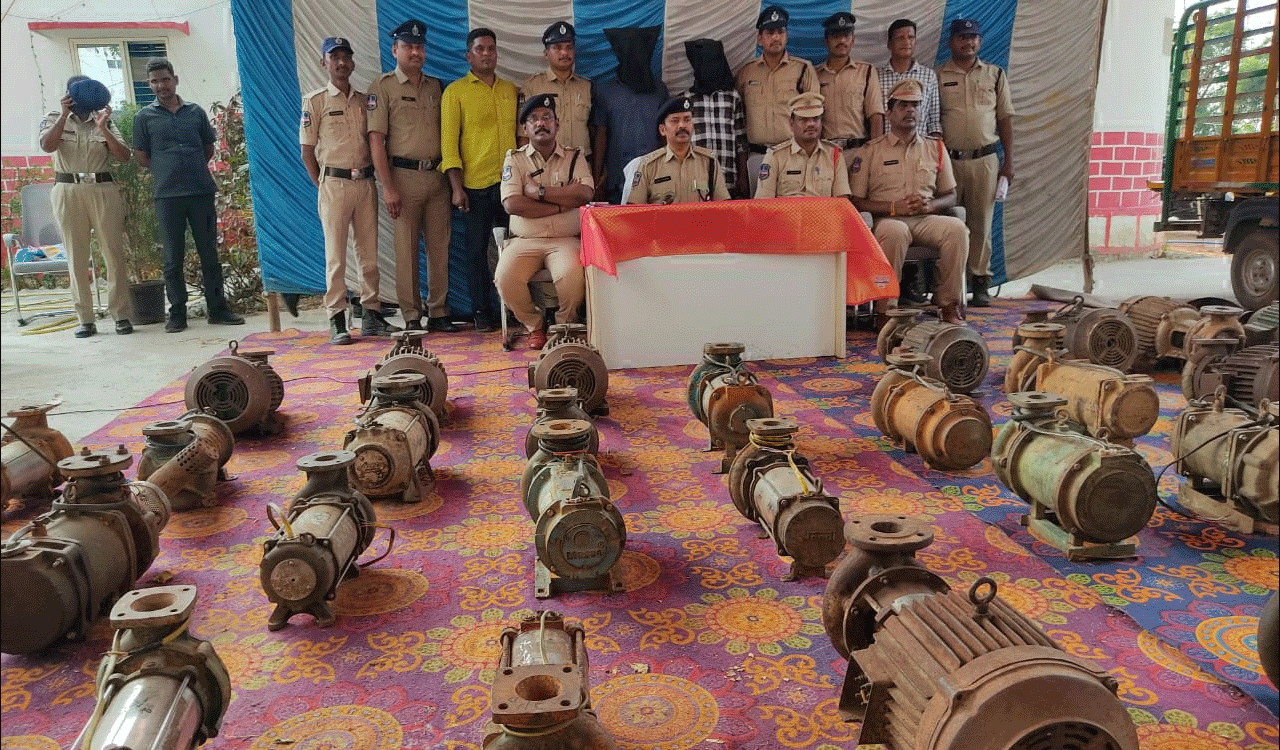 Arrested | ఇద్దరు అంతర్ జిల్లా వ్యవసాయ మోటార్ల దొంగల అరెస్ట్