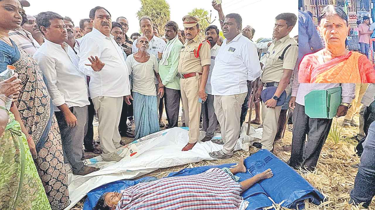 కొనుగోలు కేంద్రంలో మహిళా రైతు మృతి