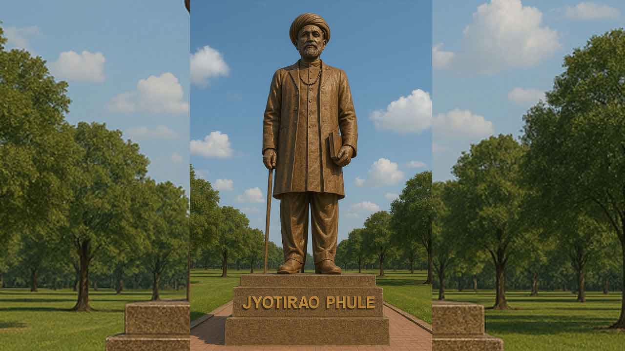 ఫూలే విగ్రహ ఏర్పాటుకు లేఖ రాయండి