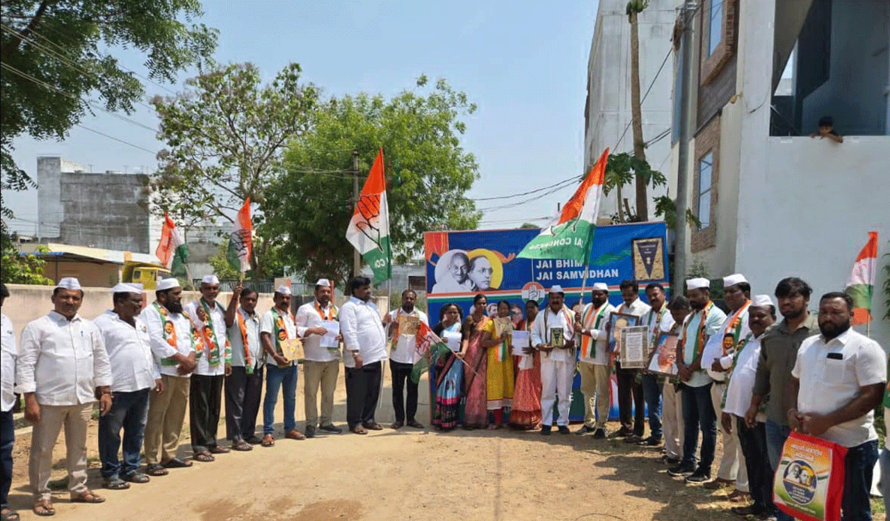 Kamareddy | కామారెడ్డి పట్టణంలో రాజ్యాంగ పరిరక్షణ పాదయాత్ర