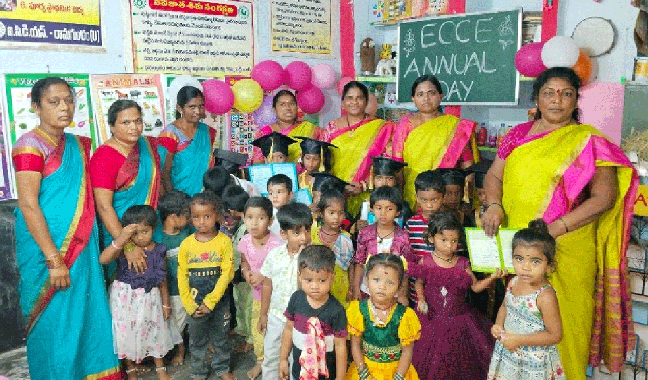 Graduation Day | విఠల్‌ నగర్‌ అంగన్వాడీ కేంద్రం-1లో గ్రాడ్యుయేషన్ డే