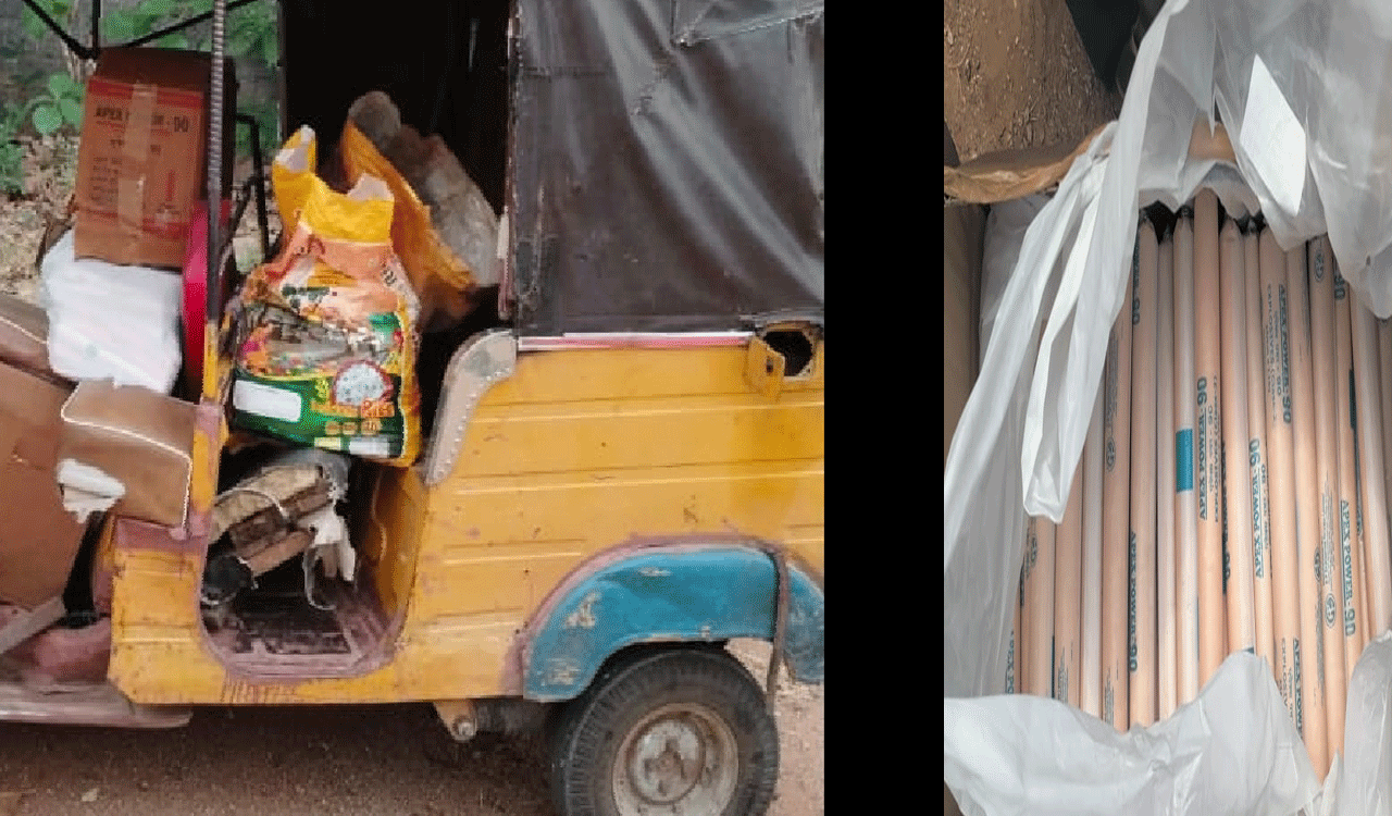 GANGADHARA | మధురానగర్‌లో పేలుడు పదార్థాల అక్రమ రవాణా