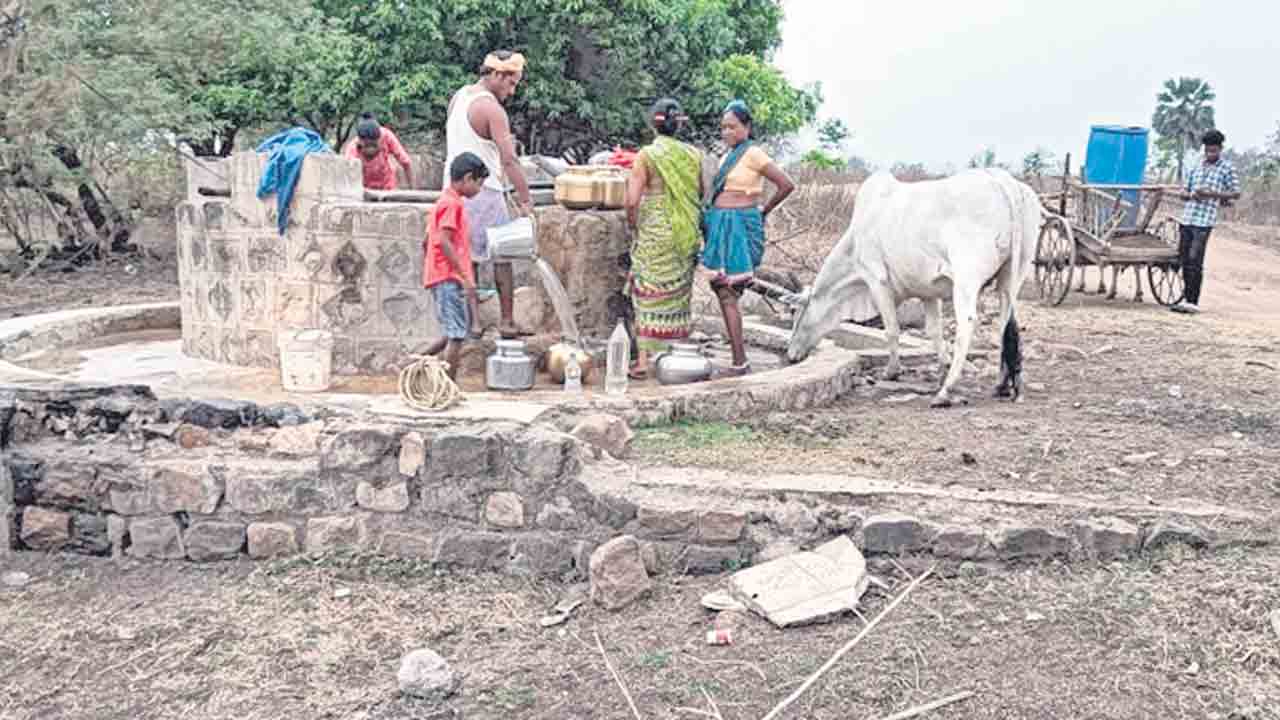 దాహం తీరేదెట్లా!