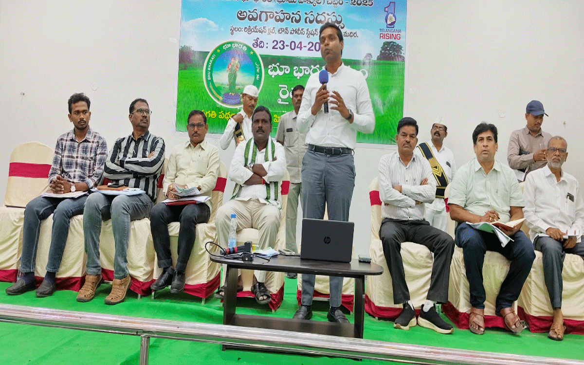 Madhira : భూ భారతి చట్టంతో రైతుల స‌మ‌స్య‌లు ప‌రిష్కారం : క‌లెక్ట‌ర్ ముజ‌మ్మిల్ ఖాన్‌