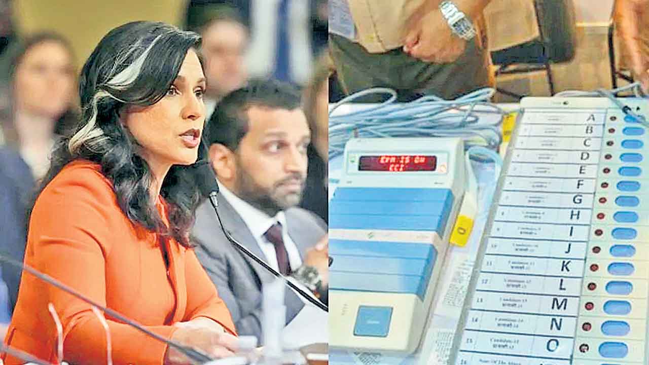 Tulsi Gabbard | ఈవీఎంల హ్యాకింగ్‌ సాధ్యమే.. మళ్లీ పేపర్‌ బ్యాలట్‌కు మళ్లాలి: తులసీ గబ్బర్డ్‌