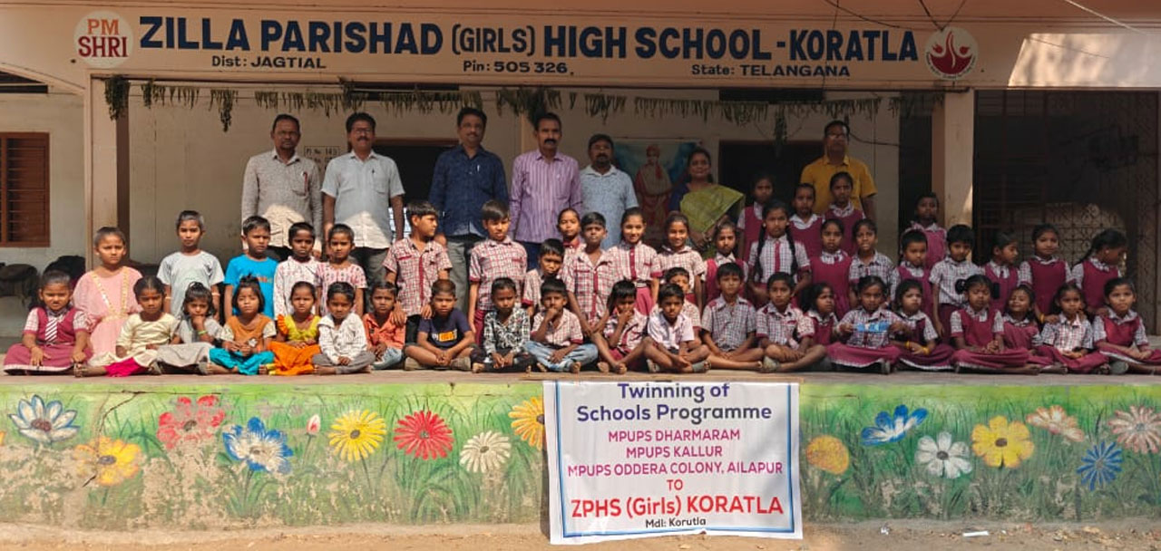 KORUTLA | విద్యార్థులకు విజ్ఞానాన్ని పంచేందుకే ‘ట్విన్నింగ్’
