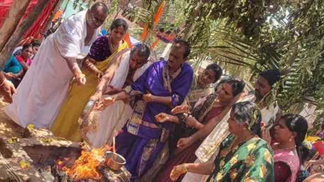 Sri Sitaramalakshmana | ఘనంగా శ్రీ సీతారామలక్ష్మణ విగ్రహా ప్రతిష్టాపన