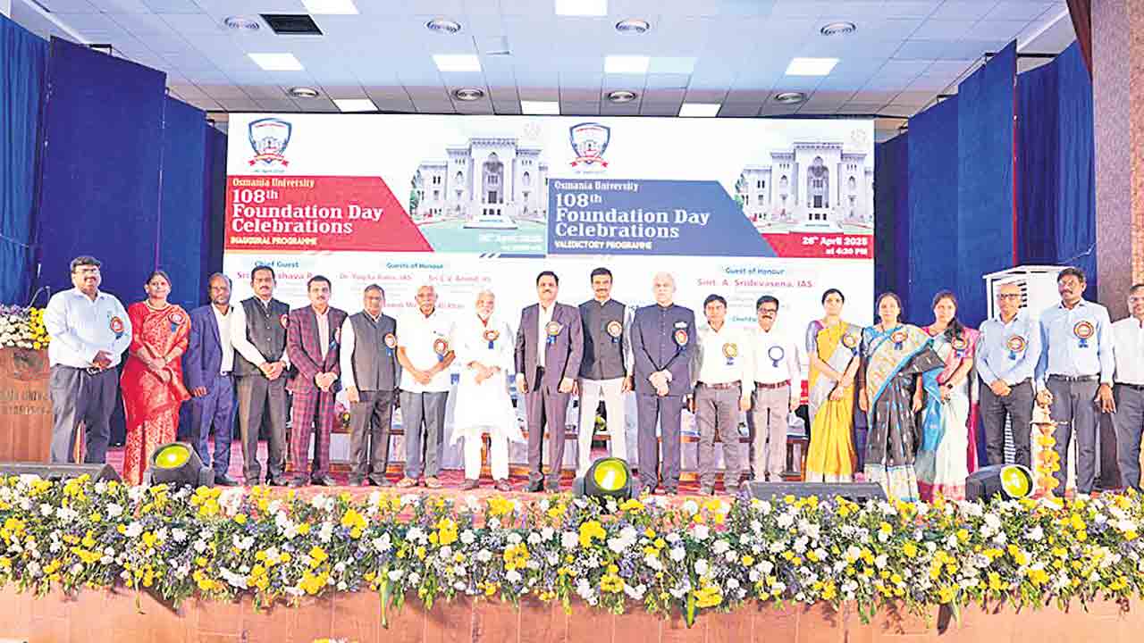 ఘనంగా ఓయూ ఆవిర్భావ దినోత్సవం