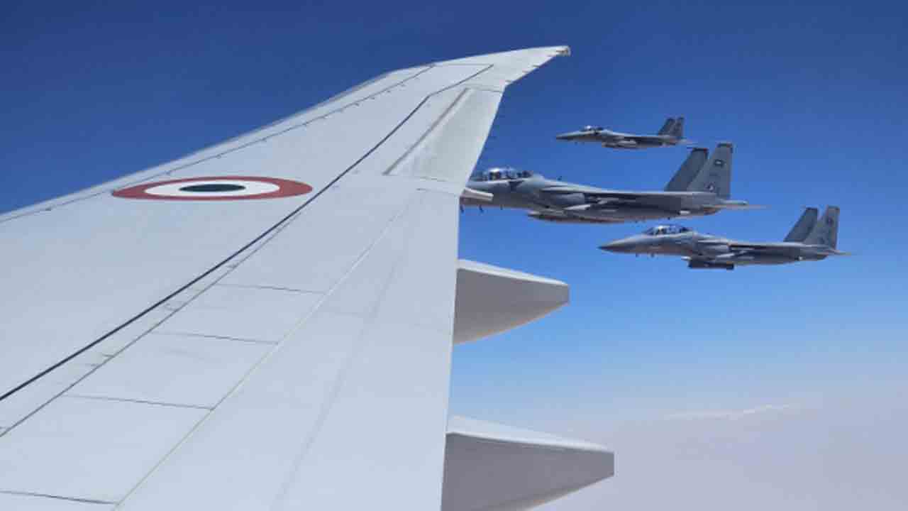 PM Modi | ప్రత్యేక స్వాగతం.. ప్రధాని మోదీ విమానానికి ఎస్కార్ట్‌గా సౌదీ ఫైటర్‌ జెట్‌లు‌.. VIDEO