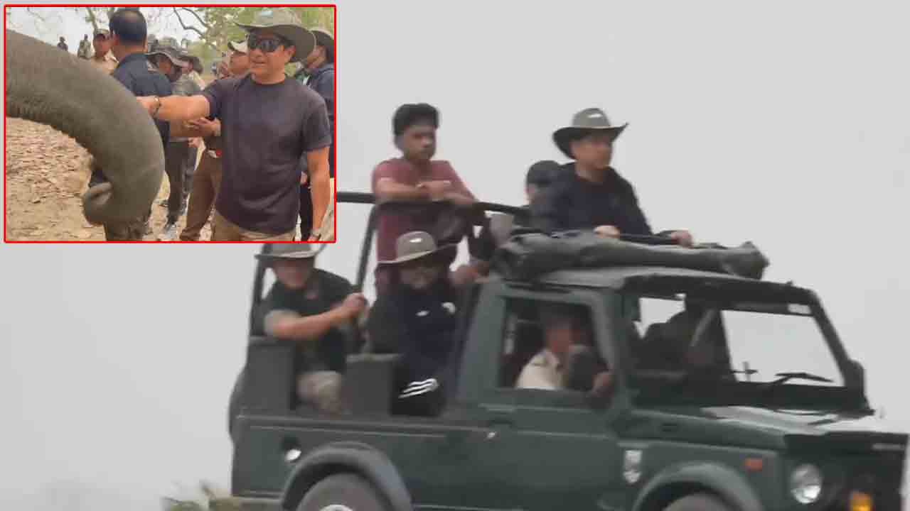 Sachin Tendulkar | కాజీరంగా నేషనల్‌ పార్క్‌లో సచిన్‌ జీపు సఫారీ.. VIDEO