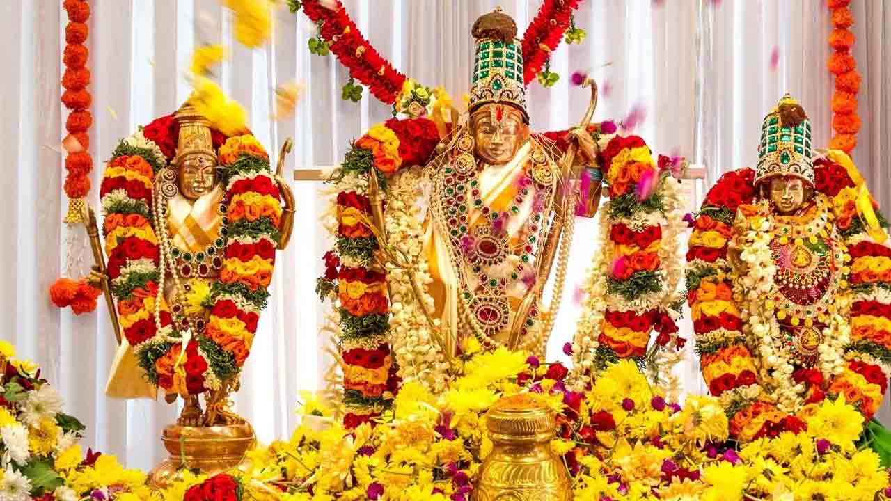 Sri Rama Navami | అంబారిపేటలో కన్నుల పండువలా సీతారాముల కల్యాణం