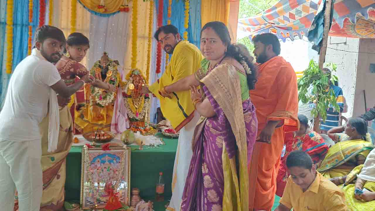 Sri Sitaramula Kalyanam | ఆళ్లపల్లి, మర్కోడు గ్రామాల్లో ఘనంగా సీతారాముల కళ్యాణం