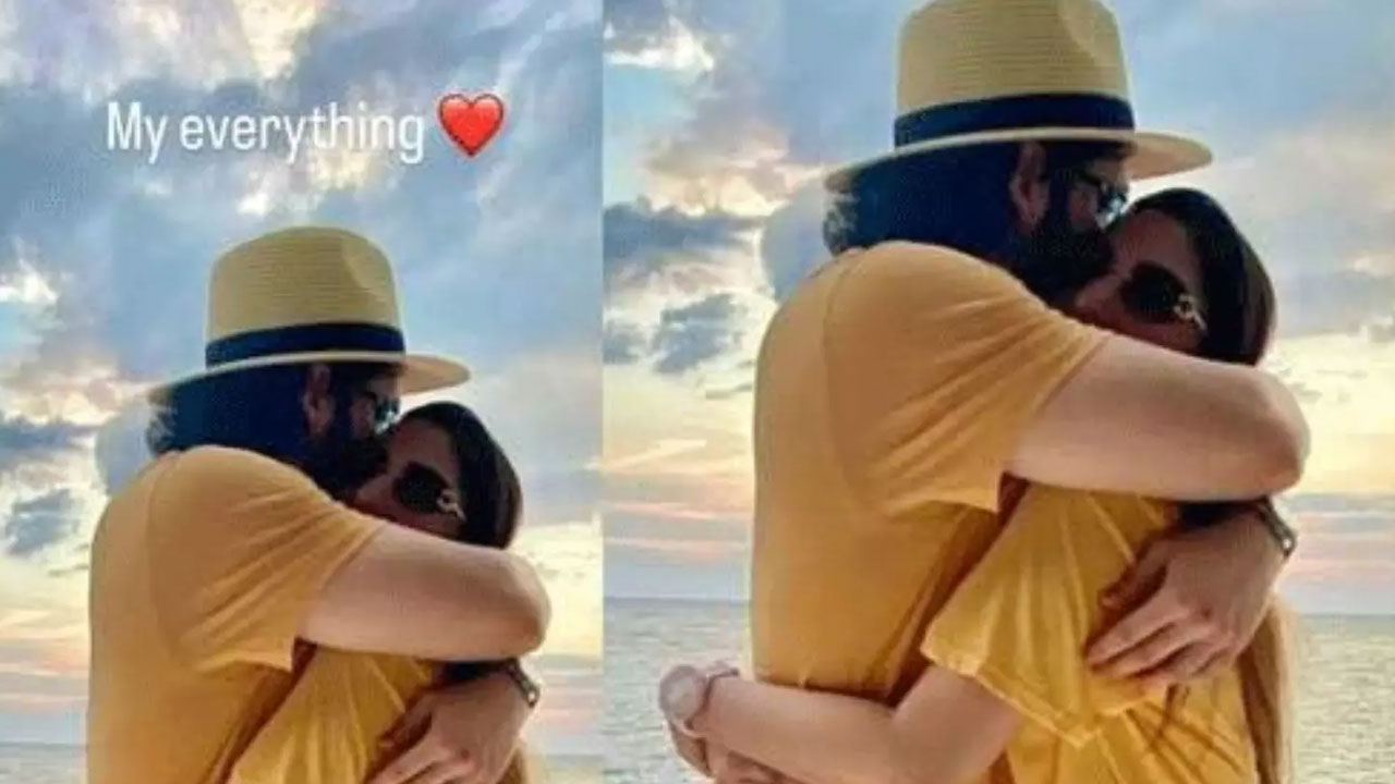 Akhil | కాబోయే భార్య‌తో బీచ్ ఒడ్డున అఖిల్ ప్రేమ ప‌ర‌వ‌శం.. వైర‌ల్ అవుతున్న పిక్