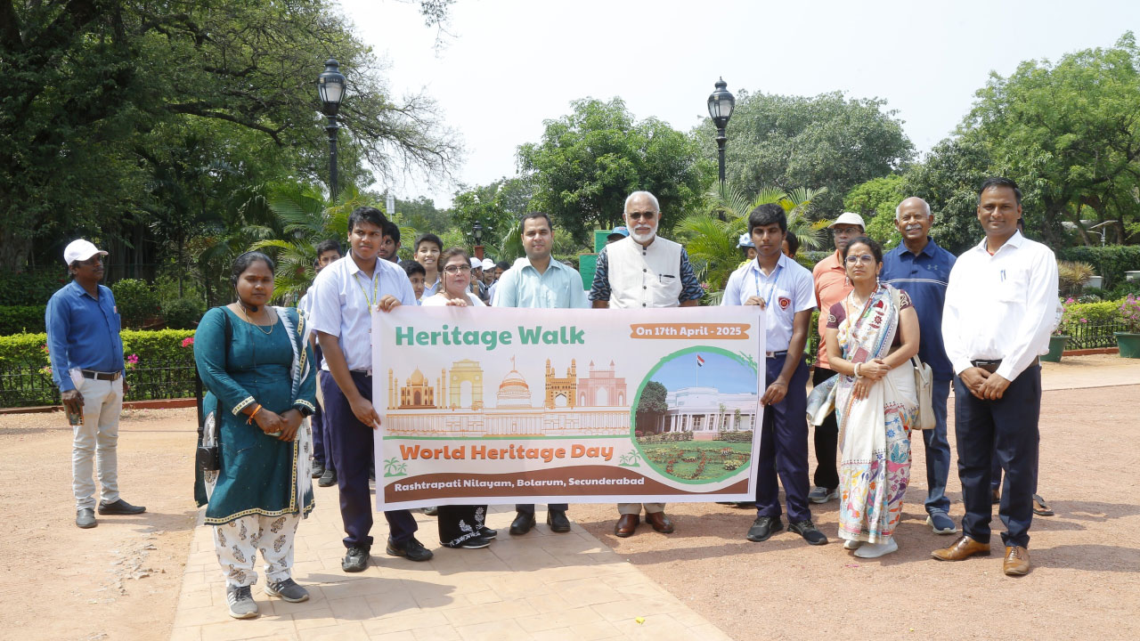 బొల్లారం రాష్ట్రపతి నిలయంలో ఘనంగా ప్రపంచ వారసత్వ దినోత్సవ వేడుకలు