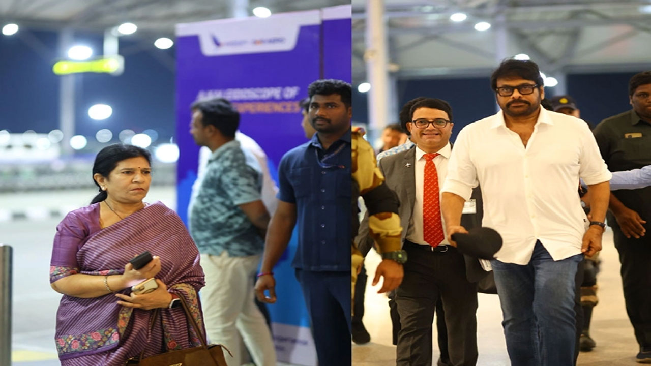 Pawan Kalyan | ప‌వ‌న్ క‌ళ్యాణ్‌తో పాటు సింగ‌పూర్‌కి బ‌య‌లుదేరిన చిరంజీవి, సురేఖ‌… వీడియో వైర‌ల్