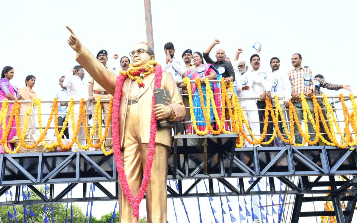 Bhadradri Kothagudem : బడుగు వర్గాల ఆశాజ్యోతి అంబేద్కర్ : కలెక్టర్ జితేష్ వి. పాటిల్