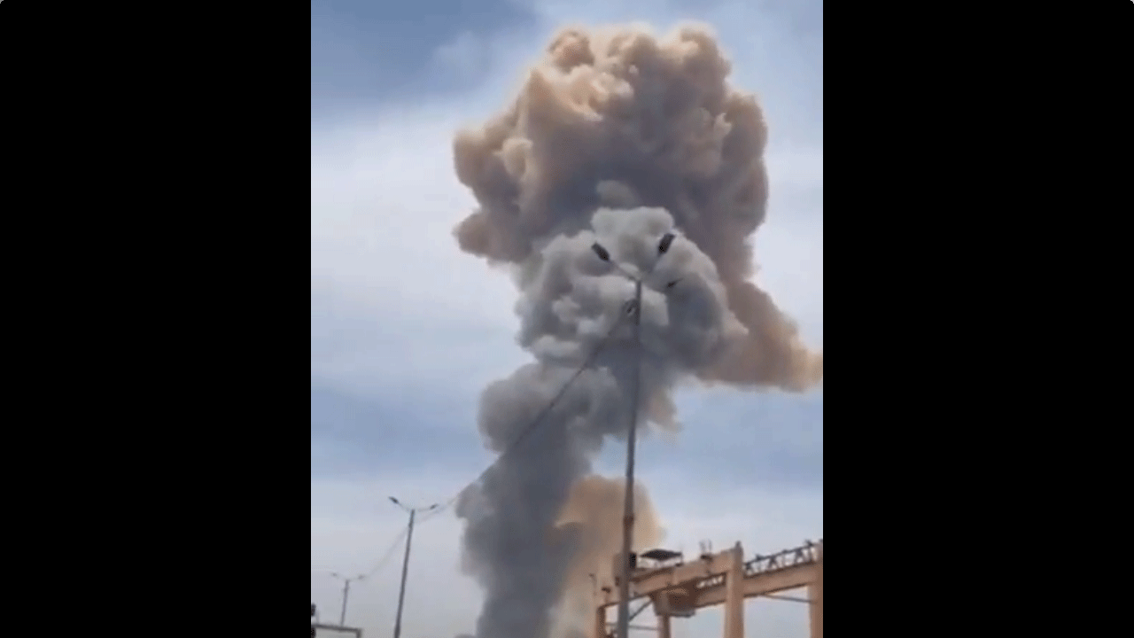 Iran Port Blast: ఇరాన్ పోర్టులో భారీ పేలుడు.. 47 మందికి గాయాలు