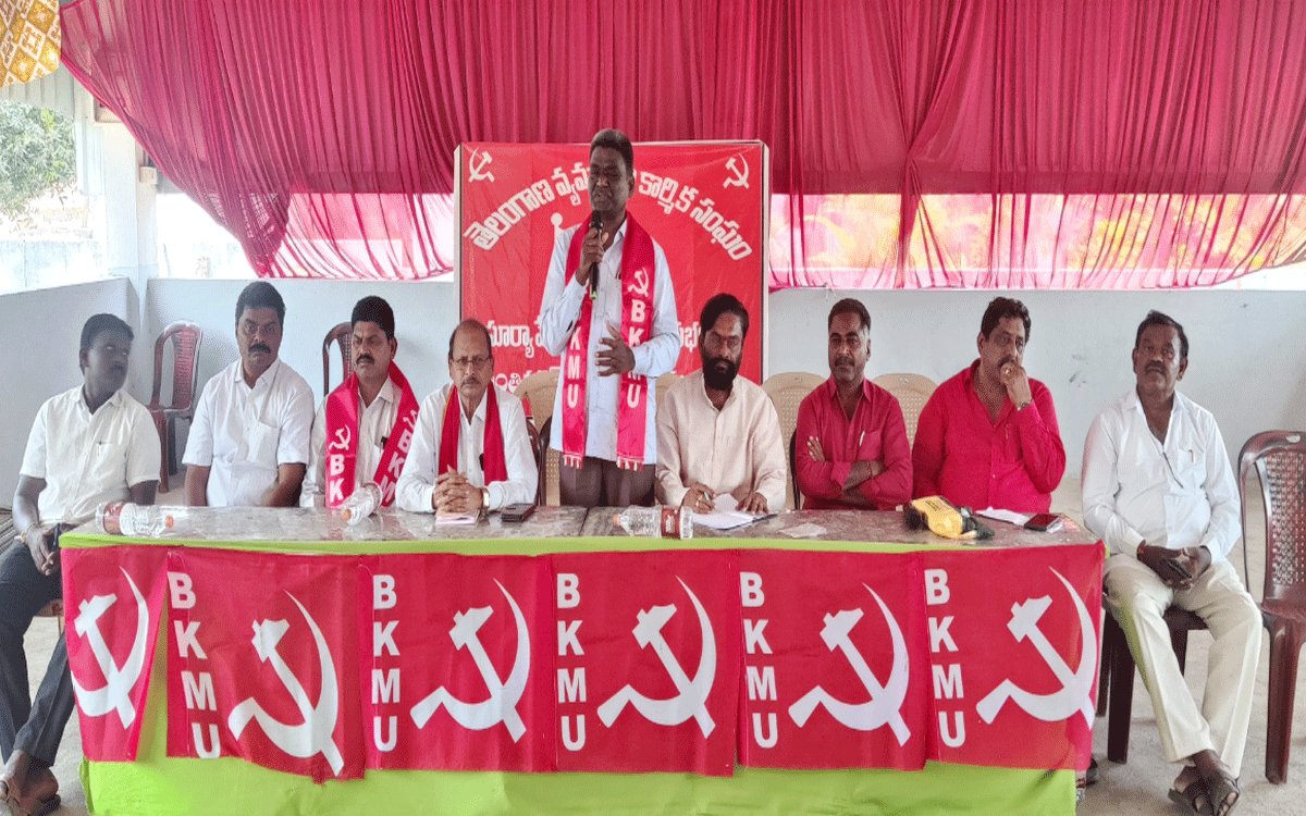 Telangana Agricultural Workers Union : ఉపాధి హామీ ప‌థ‌కం నిర్వీర్యానికి కేంద్రం కుట్ర : కాంత‌య్య‌