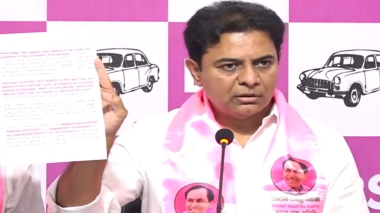 KTR | రేవంత్ రెడ్డి లాంటి పిచ్చి సన్నాసి తప్ప.. చెరువును ఎవడూ తాకట్టు పెట్టడు: కేటీఆర్‌