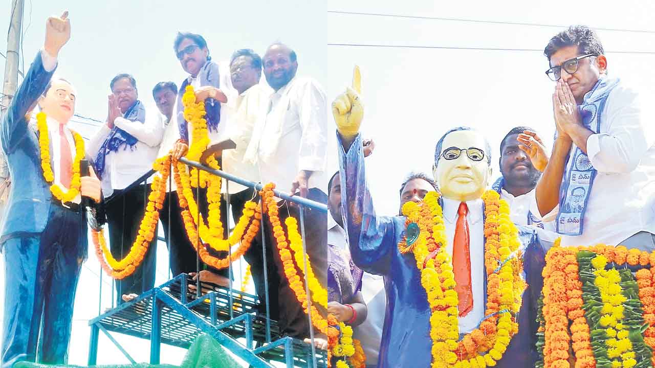 అంబేద్కర్కు ఘన నివాళి