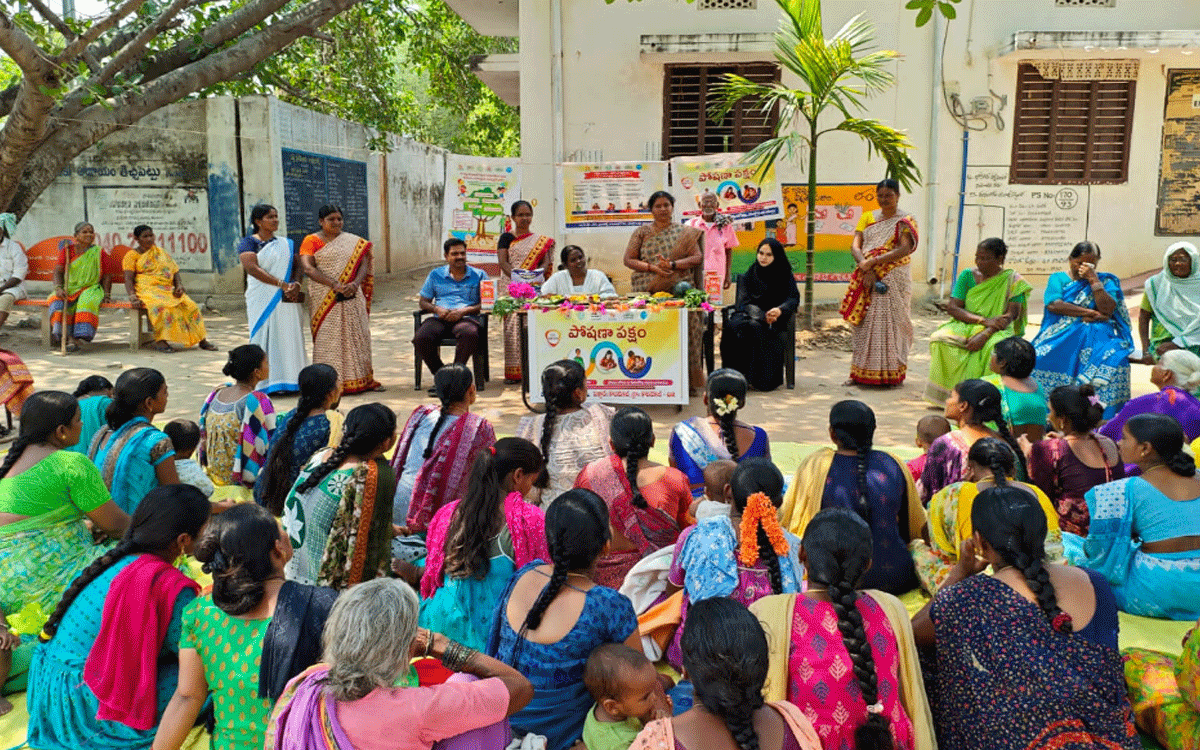 ICDS : గ‌ర్భిణులు పోష‌కాహారం తీసుకోవాలి : సూప‌ర్‌వైజ‌ర్ నాగ‌మ‌ణి