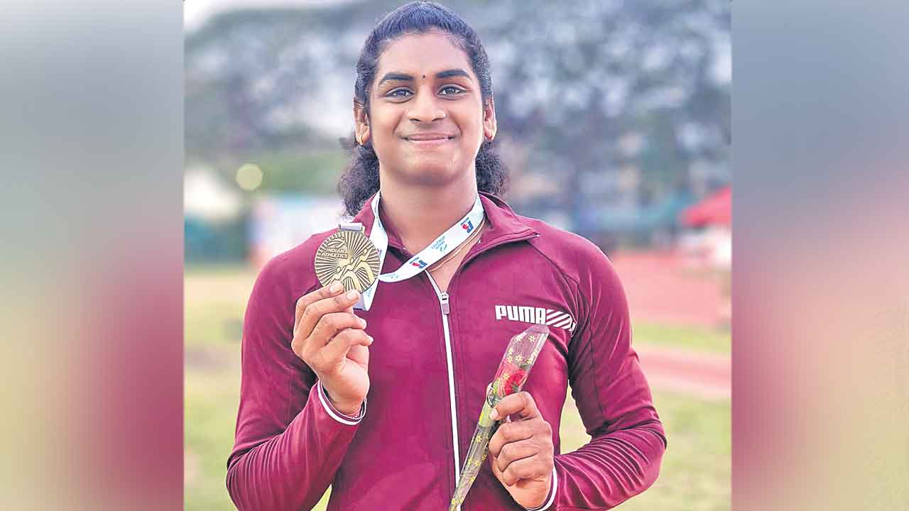 నందినికి స్వర్ణం