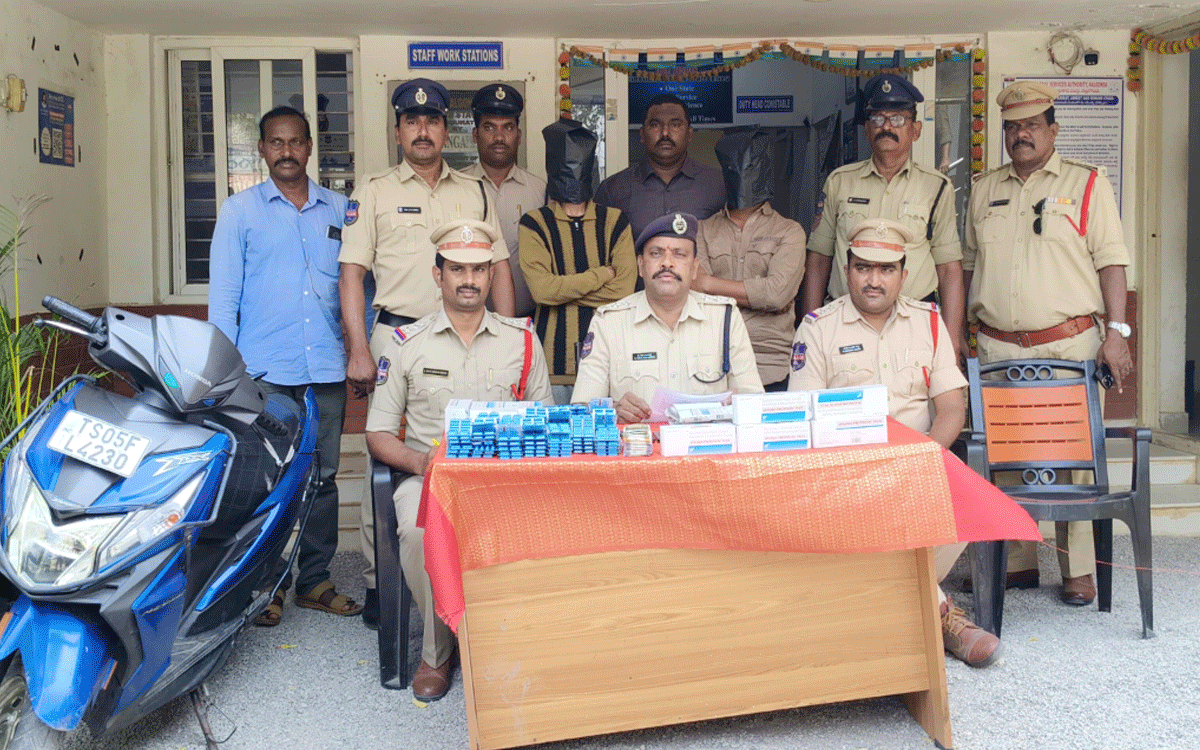 Nalgonda : నల్లగొండలో డ్రగ్స్ విక్రయ ముఠా అరెస్ట్