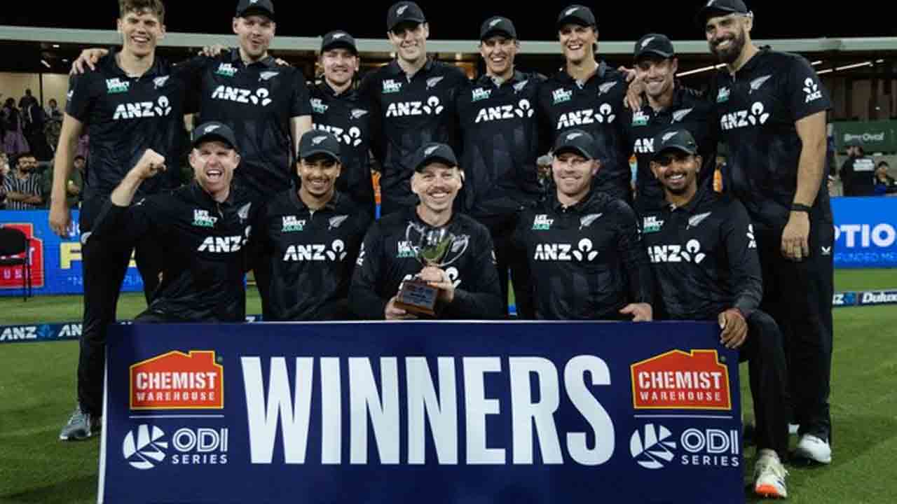 NZ vs PAK | రైస్, బ్రాస్‌వెల్ హాఫ్ సెంచరీ.. వన్డే సిరీస్‌లో పాకిస్థాన్ వైట్‌వాష్
