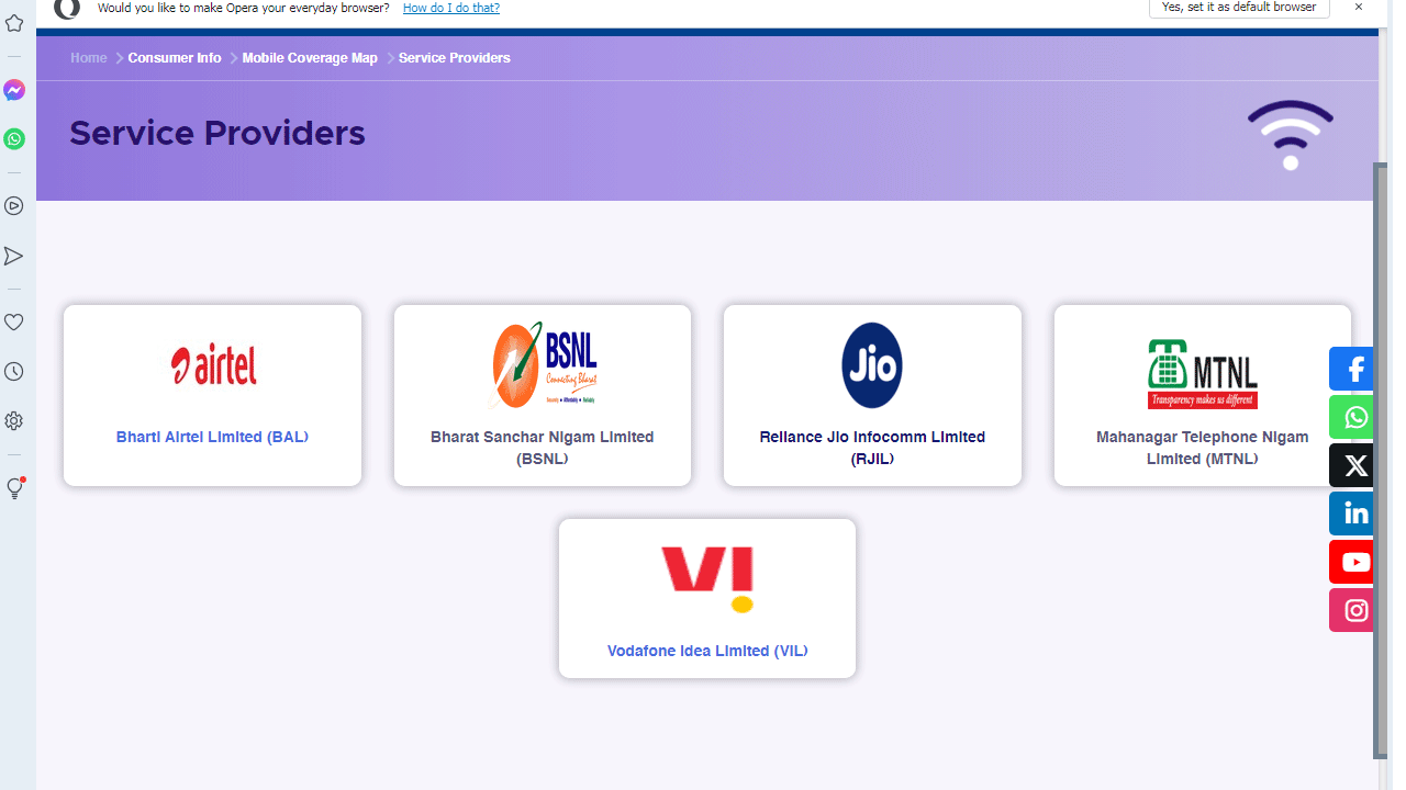 Network Coverage Maps: టెలికాం స‌ర్వీస్ ప్రొవైడ‌ర్ల వెబ్‌సైట్ల‌లో మొబైల్ నెట్వ‌ర్క్ క‌వ‌రేజీ మ్యాప్‌లు