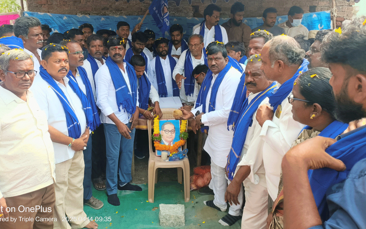 Kattangur : అంబేద్కర్‌ అందరివాడు.. ఆయన ఆశయ సాధనకు కృషి చేయాలి : ఎమ్మెల్యే వేముల వీరేశం