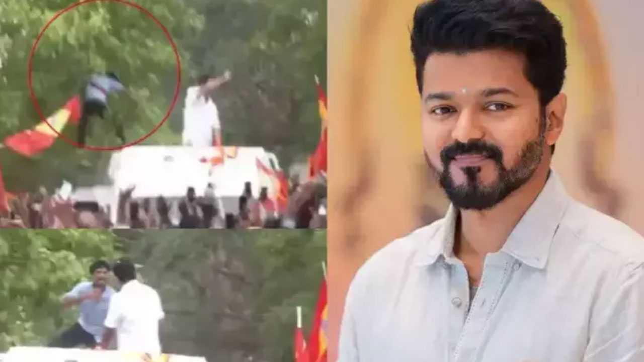 Fan | చెట్టుపై నుండి దూకిన వ్య‌క్తి.. ఒక్క‌సారిగా భ‌య‌ప‌డిన స్టార్ హీరో