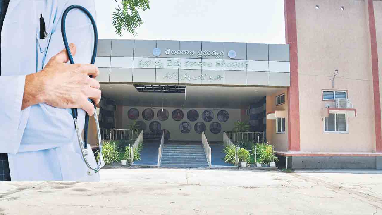 మెడికల్ కాలేజీలో ఉద్యోగాల దందా ?