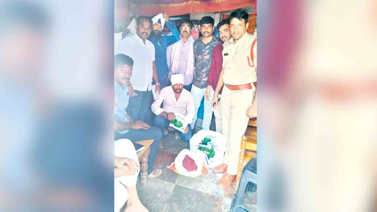 నకిలీ విత్తన ప్యాకెట్లు స్వాధీనం!