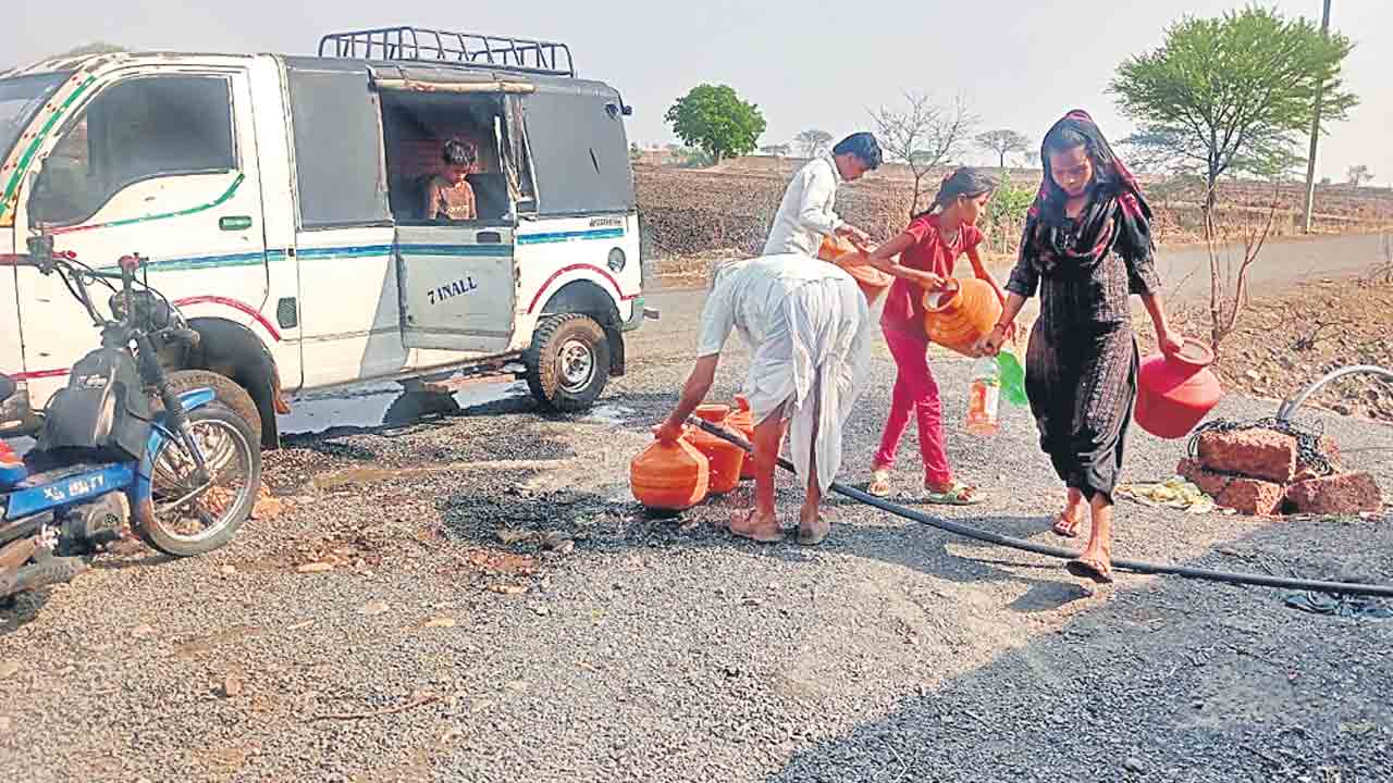 మెదక్‌ తండాల్లో దాహం
