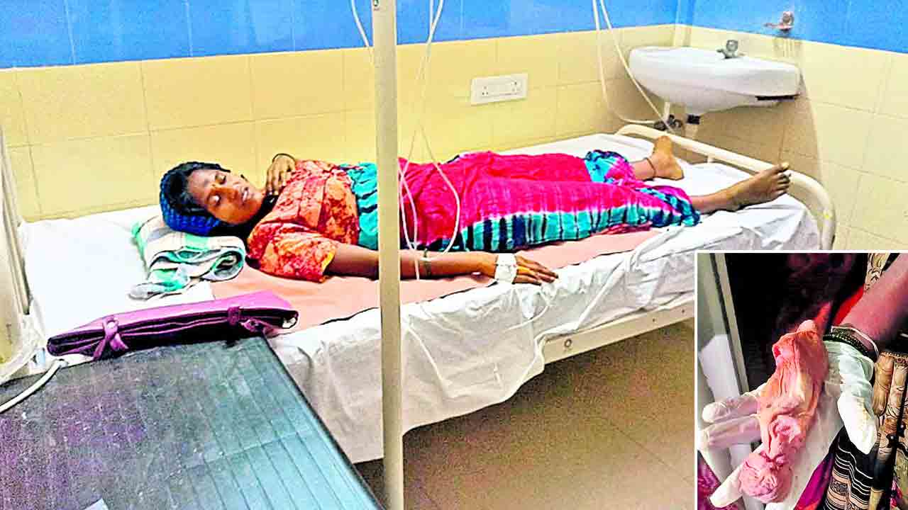 కాన్పు చేసి.. కడుపులో క్లాత్‌ మరచి